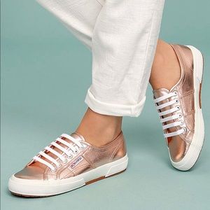 Superga 2750 Rose Gold Sneakers